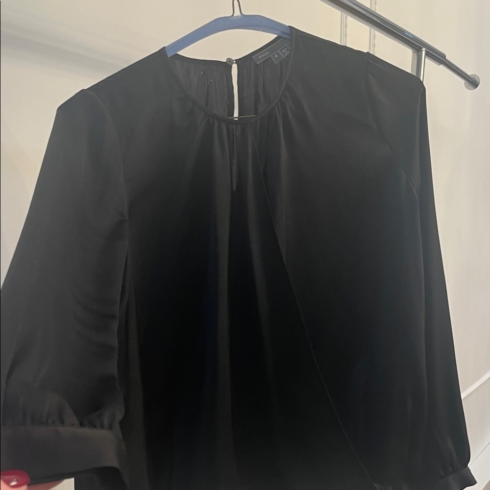Vince Black Women's Blouse